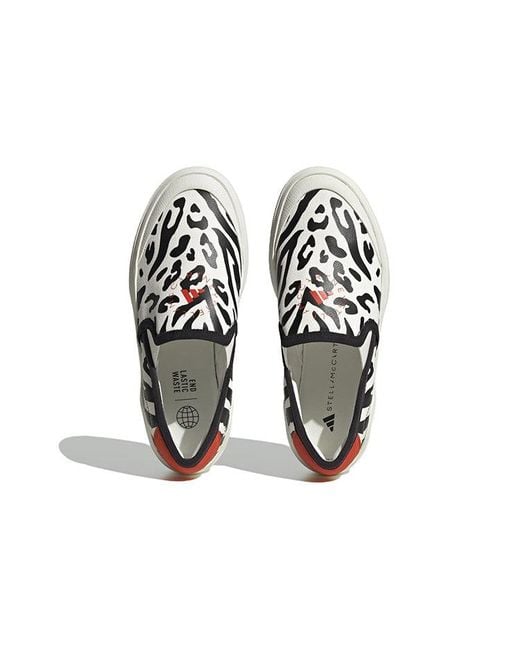 Adidas Black (Wmns) By Stella Mccartney Court Slip-On Shoes 'Off Burnt Cayenne'