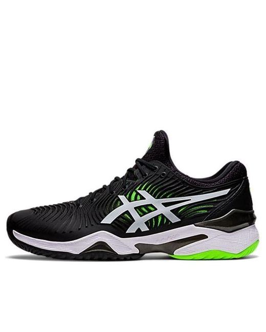 Asics Black Court Ff 2 Gecko' for men