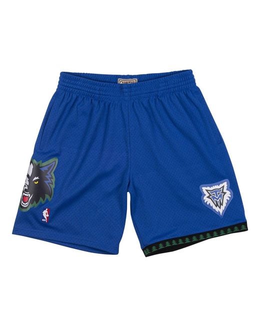 Mitchell & Ness Blue X Nba Minnesota Timberwolves 2003-04 Swingman Shorts for men