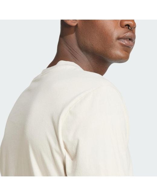 Adidas White All Szn Dip-Dye T-Shirt for men
