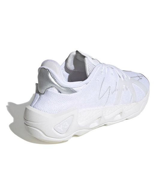 Adidas White Y-3 Fyw S-97 Knitted Sports Shoe for men