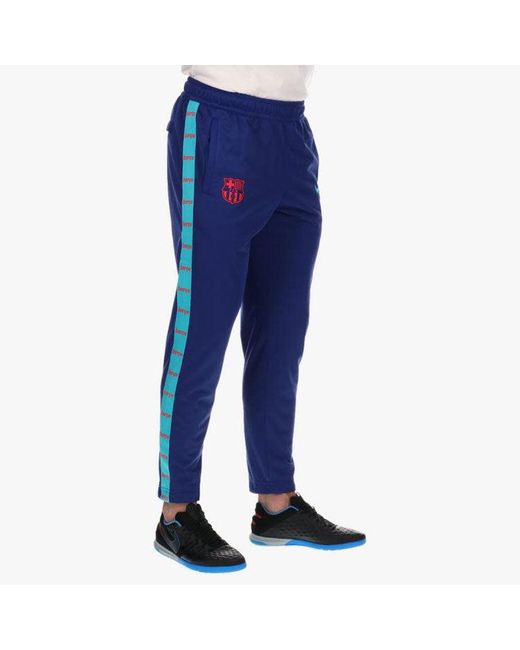 Nike Blue Jdi Logo Printing Sports Pants/Trousers/Joggers Deep Sapphire for men