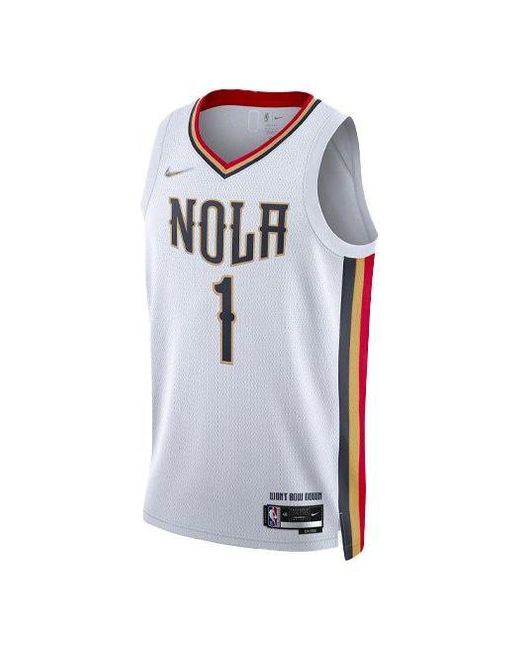 Nike Blue X Nba New Orleans Pelicans 21-22 Jerseys 'Zion Williamson 1' for men