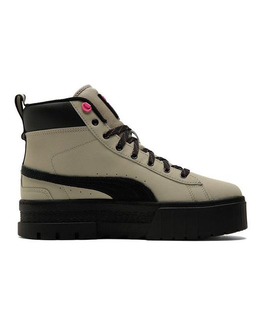 PUMA Black (Wmns) Mayze Mid Wtr Sneakers
