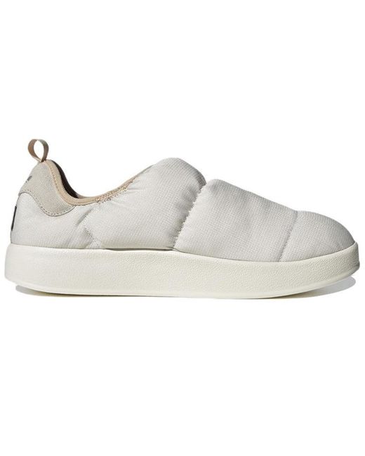 Adidas White Puffylette 'Aluminium' for men