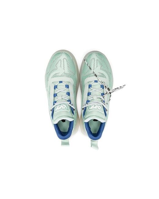 Off-White c/o Virgil Abloh Blue Odsy Mesh Low Top Running Shoes for men