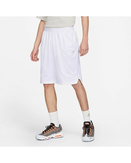 Nike White Air X Kim Jones Crossover Reflective Logo Stripe Sports Shorts Us Edition Couple Style for men