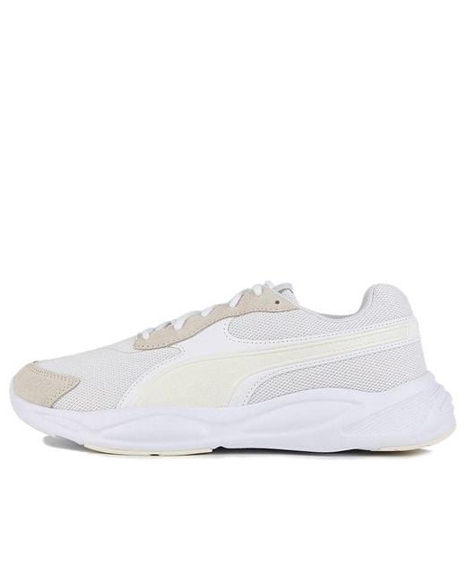 PUMA White 90S Runner Sd Low Tops for men