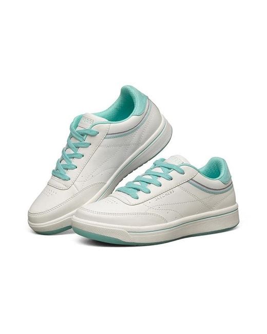 Skechers White (Wmns) Downtown Low-Topsneakers