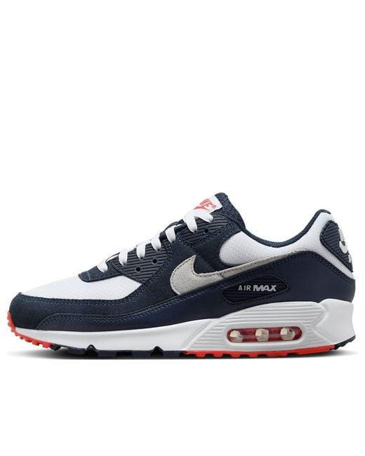 Nike Blue Air Max 90 Crimson' for men