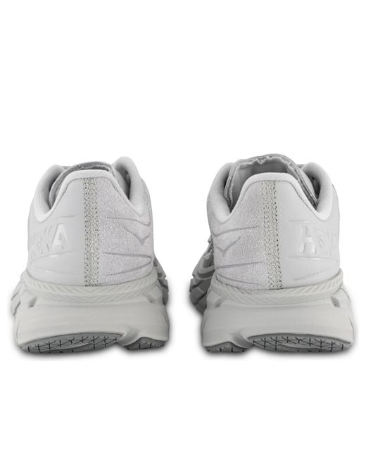 Hoka One One Gray Clifton Ls 'Galactic' for men