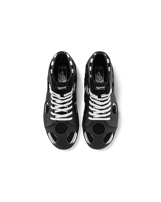 Vans Black Sk8-Hi Cage Vlt Lx 'Polka Dot Checkered for men