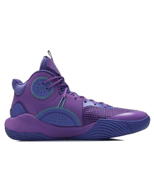 Li-ning Purple Sonic 9 Team Mid for men