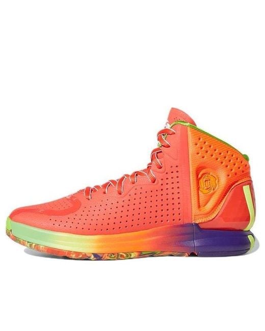 Adidas Orange D Rose 4 Restomod 'Solar' for men