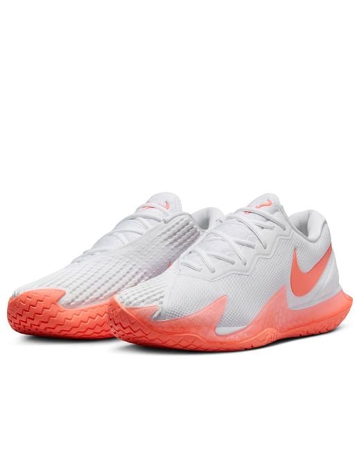 Nike White Court Air Zoom Vapor Cage 4 Rafa Bright Mango' for men