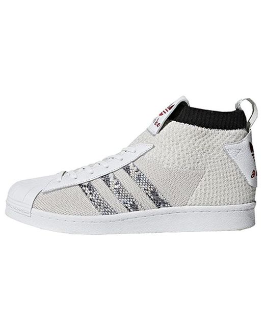 Adidas Gray United Arrows & Sons X Ultra Star 'Cloud' for men
