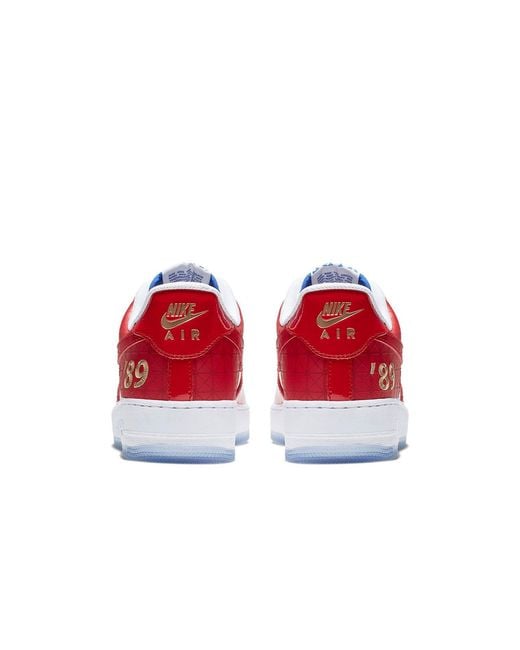 Nike Red Air Force 1 Low '1989 Nba Finals' for men