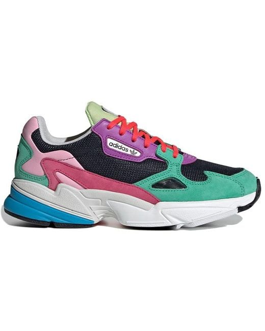 Adidas Blue (Wmns) Falcon 'Multi Color'