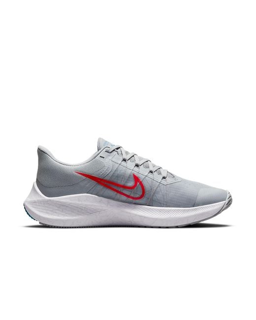 Nike White Air Zoom Winflo 8 'Wolf Bright Crimson' for men