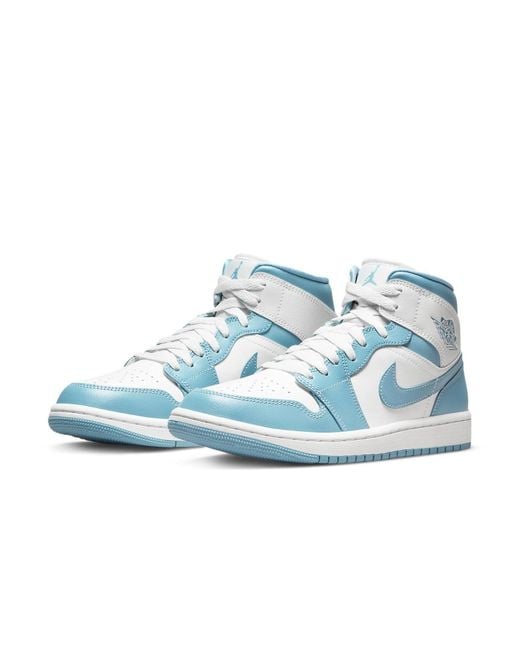 Nike Blue Air 1 Mid "Unc" Shoes