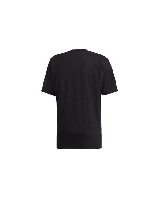 Adidas Black Mufc Ssp Tee Manchester United Soccer/Football Short Sleeve for men