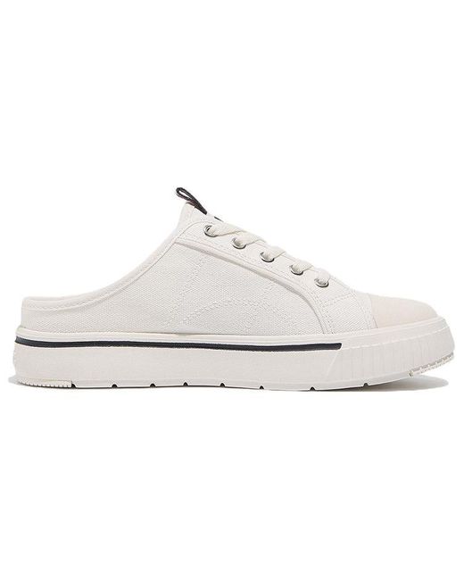 Fila White Coat Light Mules Low Tops Skateboarding Shoes Version