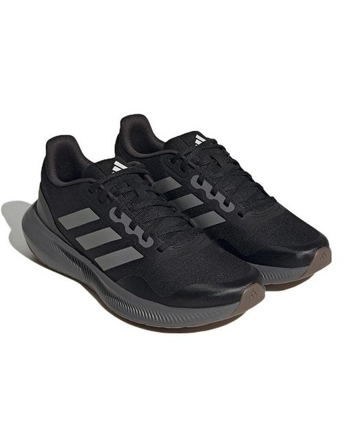 Adidas Black Runfalcon 3.0 Tr Carbon' for men