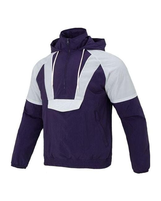 Nike Blue Woven Basketball Jackets for men