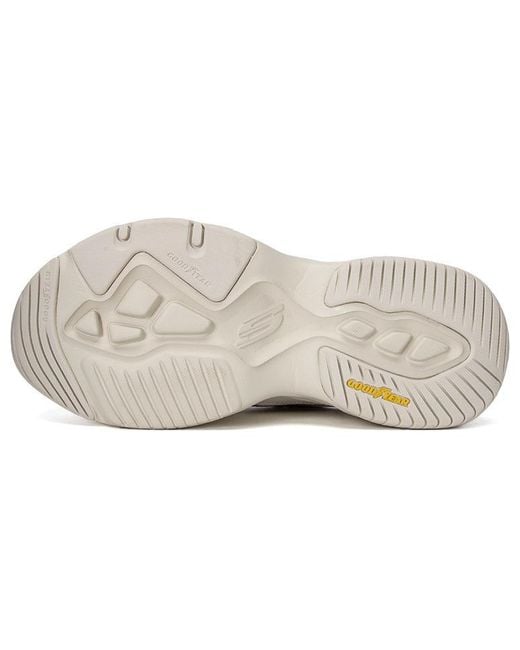 Skechers White Dlites 4.0 'Cream' for men