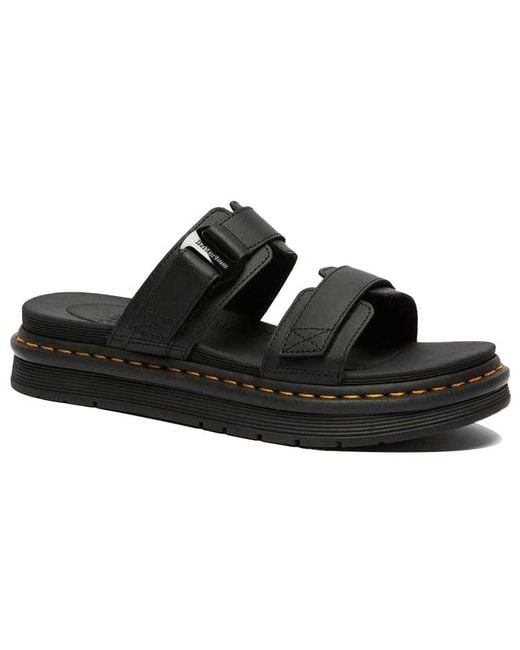 Dr. Martens Black Chilton Slippers for men