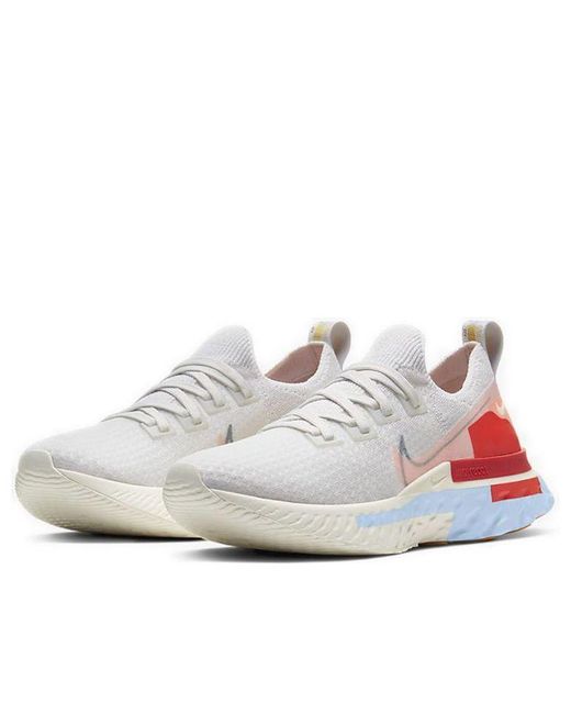 Nike White (Wmns) React Infinity Run Flyknit 'Psychic Coral'