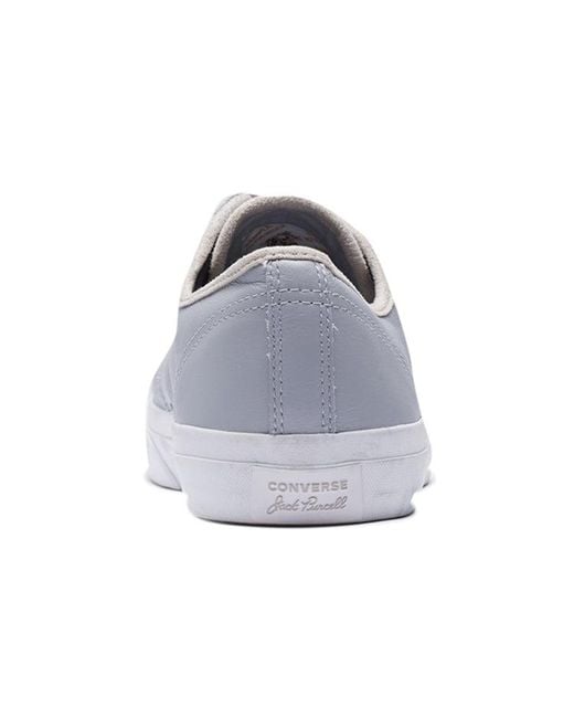 Converse White Jack Purcell Leather Shoes for men