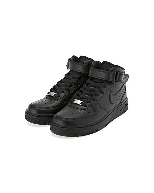 Nike Black Air Force 1 Mid 07 Le