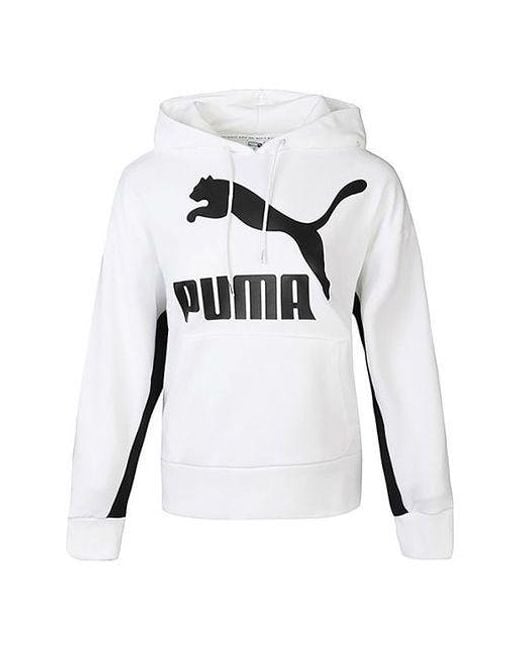 PUMA Gray (Wmns) Classics Logo Hoodie