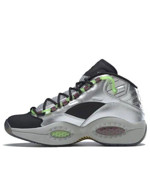 Reebok Gray Illumination's Minions X Question Mid 'Gru's Lab' for men