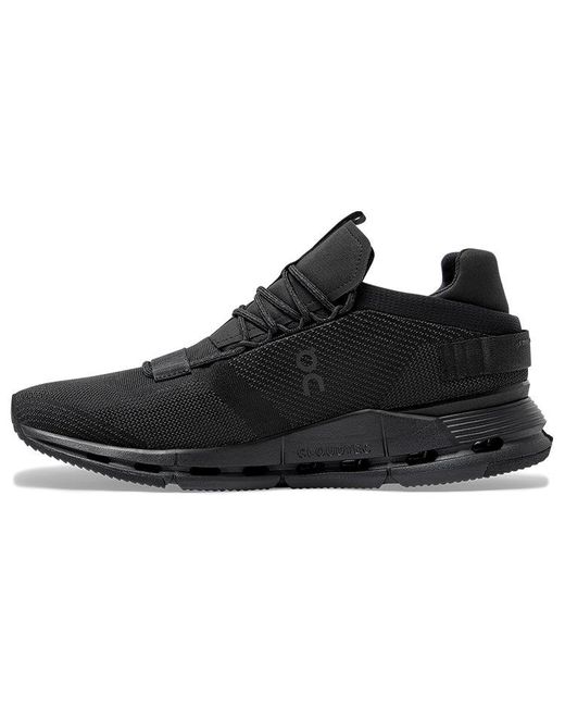 On Shoes Black Cloudnova Eclipse' for men