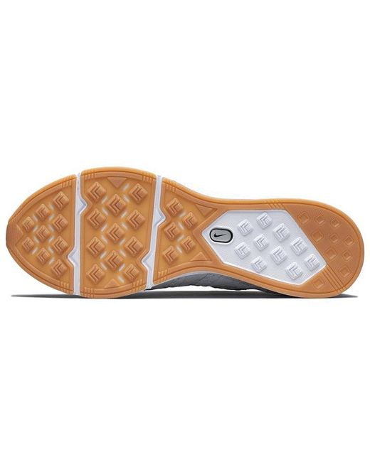Nike White Flyknit Trainer Gum' for men