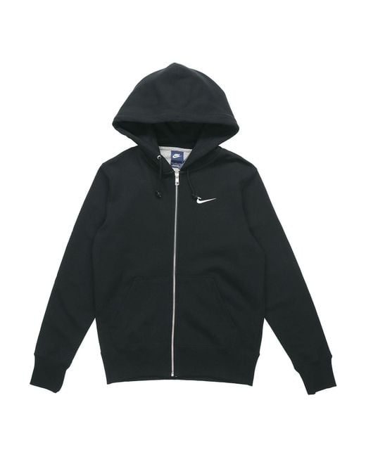 Nike Black Full-Length Zipper Jacket for men