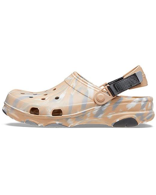 CROCSTM Natural All Terrain Marbled Classic Clog 'Chai Multi' for men