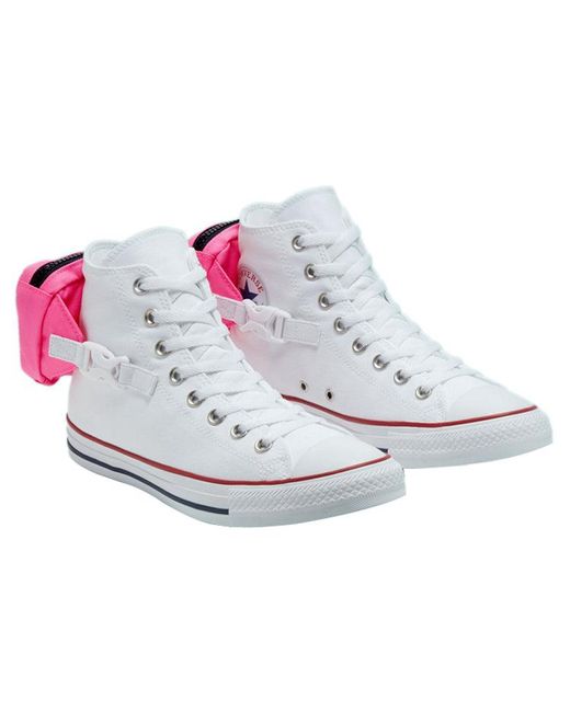 Converse White Chuck Taylor All Star High 'Buckle Up for men