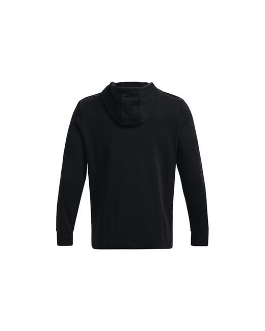 Under Armour Black Rival Terry Pullover Hoodie for men