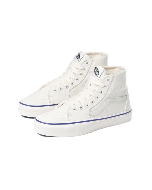 Vans White Sk8-Hi Tapered for men