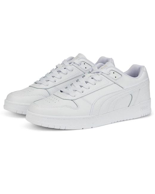 PUMA White Rbd Game Low for men