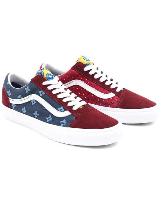 Vans Blue Old Skool 'Tie Print Mix' for men