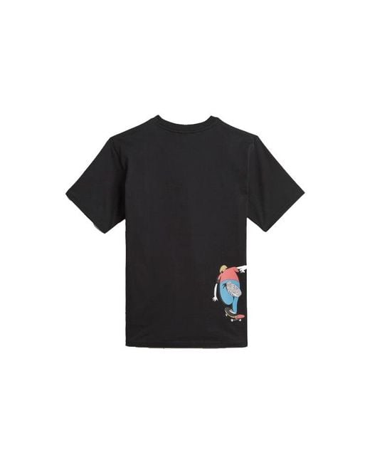 Adidas Black Originals Hj G Ss Tee Pattern Sports Round Neck Short Sleeve for men