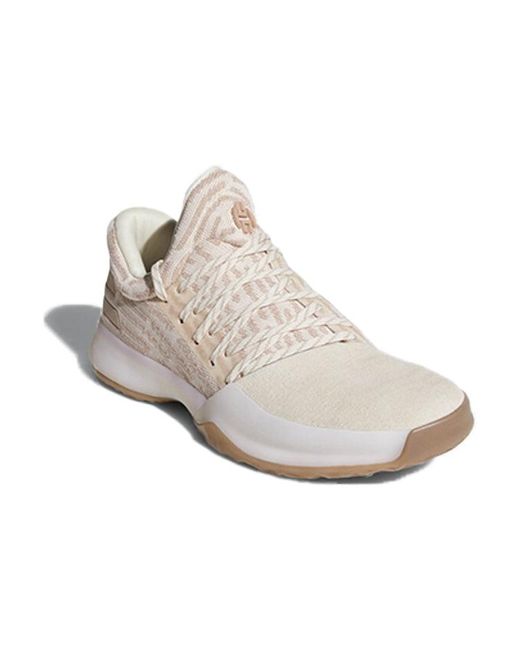 Adidas White Harden Volume 1 Primeknit 'Chalk' for men