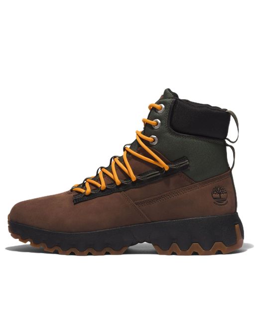 Timberland Brown Edge Waterproof Boots 'Dark Nubuck' for men