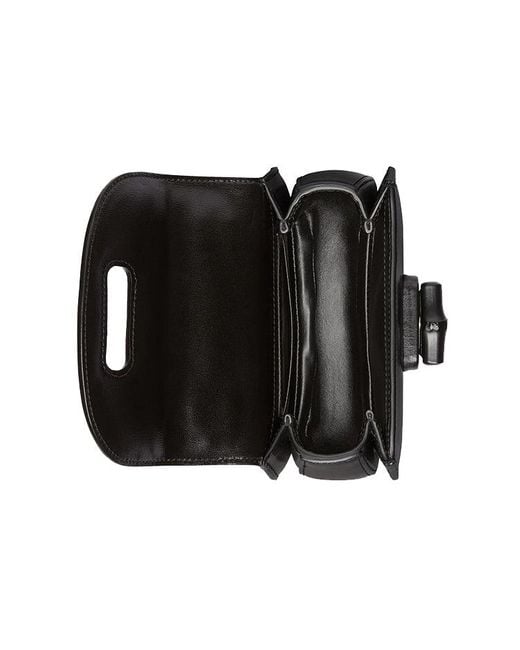 Gucci Black (Wmns) Bamboo 1947 Mini Top Handle Bag