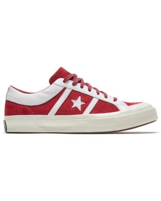 Converse Red One Star Academy for men