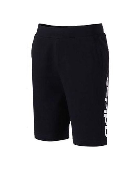 Adidas Black Neo Side Loose Casual Sports Shorts for men